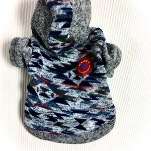 Aztec pattern puppy sweatshirt small
